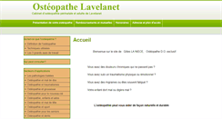 Desktop Screenshot of osteopathe-lavelanet.com
